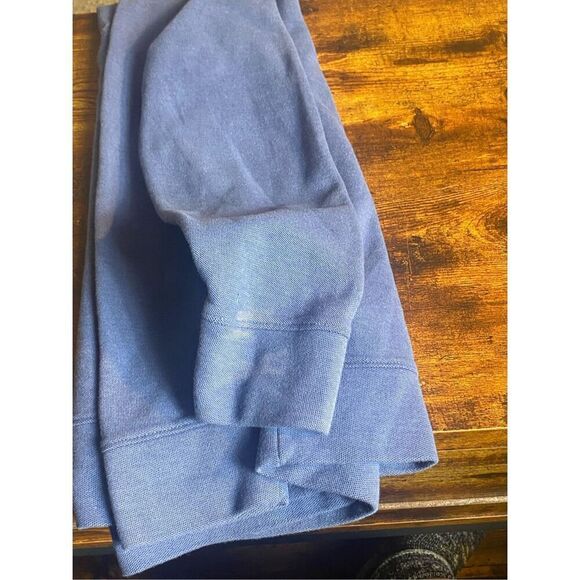 Vineyard Vines Mens Blue Pink Pima Cotton 1/4 Zip Pullover Sweater Size Medium - Picture 6 of 6